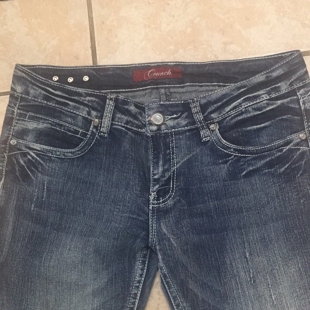 Crunch Distressed Skinny Jeans - Picture 5 of 8